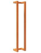 vidaXL Stojan na uteráky voskovo hnedý 23x18x110 cm masívna borovica