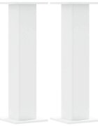 vidaXL Stojany na reproduktor 2 ks biele 30x30x95 cm kompozitné drevo
