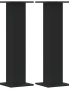vidaXL Stojany na reproduktor 2 ks čierne 30x30x95 cm kompozitné drevo