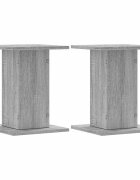 vidaXL Stojany na reproduktor 2ks sivé sonoma 30x30x40cm kompoz. drevo
