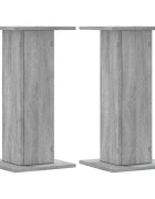 vidaXL Stojany na reproduktor 2ks sivé sonoma 30x30x60cm kompoz. drevo