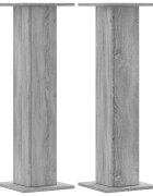vidaXL Stojany na reproduktor 2ks sivé sonoma 30x30x95cm kompoz. drevo