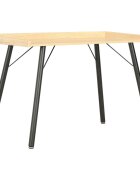 vidaXL Stôl dubová farba 90x50x79 cm