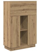 vidaXL Stôl Remeselný dub Kompozitné drevo 71.5 x 31.5 x 106.5 cm