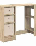 vidaXL Stôl Sonoma dub 100 x 40 x 75 cm Kompozitné drevo