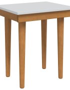 vidaXL Stolička k toaletke FAUSKE Biela 40 x 33 x 45 cm