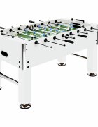 vidaXL Stolný futbal oceľ 60 kg 140x745x875 cm biely