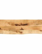 vidaXL Stolová doska 100x20x25 cm živý okraj masívny mangovník