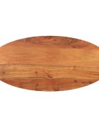 vidaXL Stolová doska 120x60x25 cm oválna masívna akácia