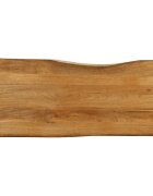 vidaXL Stolová doska 140x60x25 cm živý okraj masívne mango