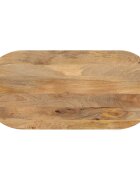 vidaXL Stolová doska 90x40x38 cm oválna masívny mangovník