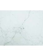 vidaXL Stolová doska biela 100x62cm 8mm tvrdené sklo mramorový dizajn