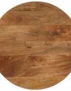 vidaXL Stolová doska Ø 40x38 cm okrúhla masívne mangovníkové drevo