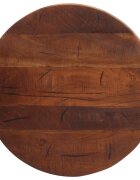 vidaXL Stolová doska Ø 60x38 cm okrúhla masívne recyklované drevo