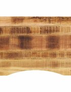 vidaXL Stolová doska so zakrivením 100x50x25 cm surový mangový masív
