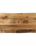 vidaXL Stolová doska živá hrana 100x40x38 cm masívny surový mangovník
