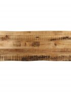 vidaXL Stolová doska živá hrana 140x40x25 cm masívny surový mangovník
