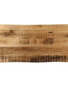 vidaXL Stolová doska živá hrana 80x40x25 cm masívny surový mangovník