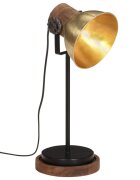 vidaXL Stolová lampa 25 W starožitná mosadzná 17x17x50 cm E27