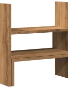 vidaXL Stolový organizér nastav.dub artisan 40x17x41 cm kompozit.drevo