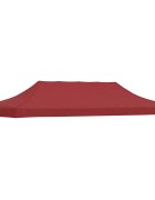 vidaXL Strecha na párty stan 6x3 m vínová 270 g/m²