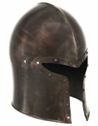 vidaXL Stredoveká rytierska prilba pre LARP starožitná replika strieborná oceľ