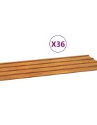 vidaXL Strešné panely 36 ks hrdzavé 100x44 cm cortenová oceľ