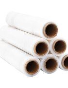 vidaXL Stretch Fólia 6 ks Transparentná 20 μm 50 cm x 300 m