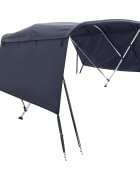 vidaXL Strieška Bimini s 3 oblúkmi a stenami 183x(154-167)x137 cm