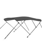 vidaXL Strieška Bimini s 3 oblúkmi antracitová 183x160x137 cm