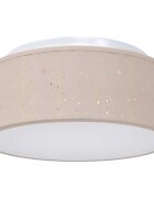 vidaXL Stropná lampa so bodmi Sivohnedá 30 x 30 x 135 cm látka