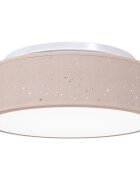 vidaXL Stropná lampa so bodmi Sivohnedá 38 x 38 x 135 cm látka
