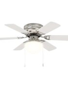 vidaXL Stropný ventilátor s osvetlením Ø 82 cm Biela