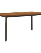 vidaXL Štvorcový jedálenský stôl 160 x 80 x 75 cm Pevné akáciové drevo