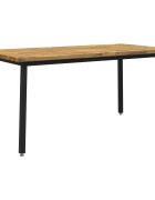 vidaXL Štvorcový jedálenský stôl 160 x 80 x 75 cm Pevné akáciové drevo
