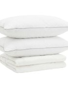 vidaXL Súprava paplónu z 90% husacieho peria FULDA 3 ks 155 x 220 cm