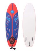 vidaXL Surfová doska modro-červená 170 cm