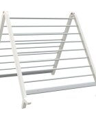 vidaXL Sušiaci stojan na vaňu výsuvný 53-90 cm hliník