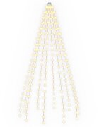 vidaXL Svetielka na vianočný stromček 210 LED Teplá biela 210 cm