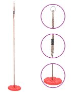 vidaXL Tanierová hojdačka 200 cm červená