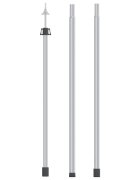 vidaXL Teleskopická tyč na plachtu s dĺžkou 102-260 cm hliník