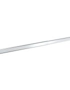 vidaXL Teleskopické šatníkové tyče 2 ks strieborné 58-100 cm
