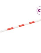 vidaXL Teleskopické tyče medzi dopravné kužele 10 ks ABS 116-197 cm