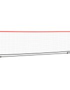 vidaXL Tenisová sieť čierno-červená 300x100x87 cm polyester