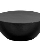 vidaXL Tepaný hliníkový konferenčný stolík 70x30 cm čierny
