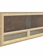vidaXL Terárium spracované drevo 60x30x30 cm