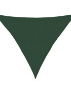 vidaXL Tieniaca plachta 160 g/m² tmavozelená 5x5x6 m HDPE