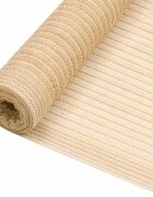 vidaXL Tieniaca sieť béžová 18x25 m HDPE 150 g/m²