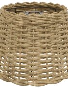 vidaXL Tienidlo na stropnú lampu hnedé Ø30x20 cm prútené