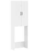 vidaXL Toaletná skriňa HOORN Biela 66 x 255 x 190 cm Kompozitné drevo